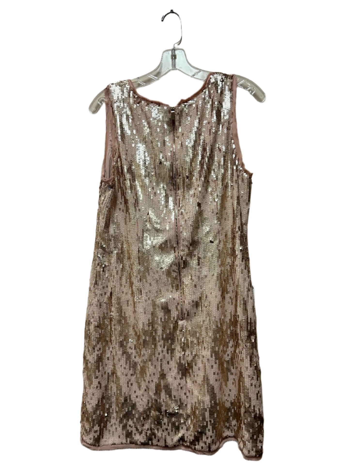 Vince Camuto pink sequin short dress – size 14