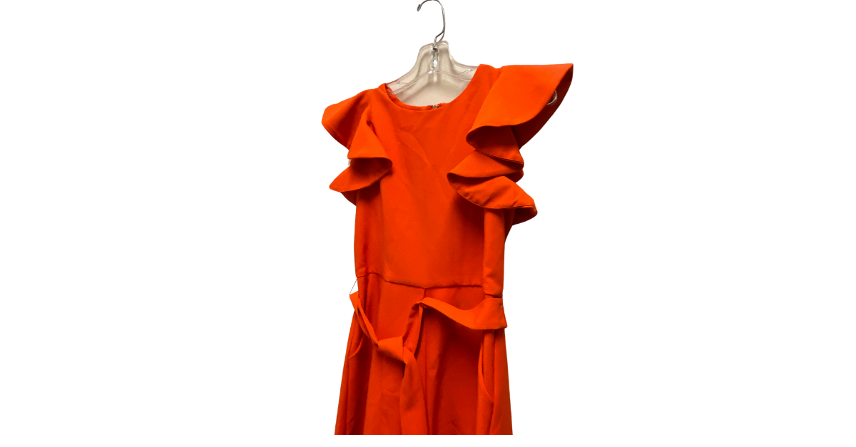 Gb Girls orange short dress - size 14